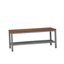 Gürkan Schuhbank 107184 grau, buche Holz 100,0 cm