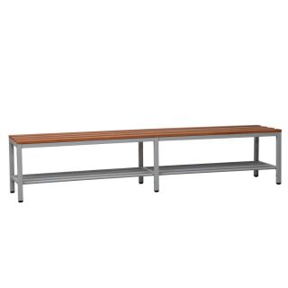 Gürkan Schuhbank 107216 grau, buche Holz 150,0 cm