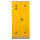 Gürkan Umweltschrank 111087 lichtgrau, rapsgelb 4 Fachböden 92,0 x 42,0 x 195,0 cm, aufgebaut, 1 St.