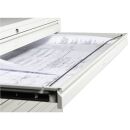 Gürkan Planschrank lichtgrau 5 Schubladen 113,0 x 83,0 x 53,0 cm, 1 St.