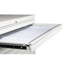 Gürkan Planschrank lichtgrau 5 Schubladen 113,0 x 83,0 x 53,0 cm, 1 St.