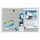 FRANKEN Magnetpinnwand PinnMag X-tra! Line 60,0 x 45,0 cm Metallgitter silber