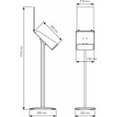 update displays Infoständer Take it Plus silber DIN A4 21,0 x 33,0 x 127,6 cm, 1 St.