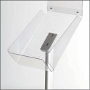 update displays Infoständer Take it Plus silber DIN A4 21,0 x 33,0 x 127,6 cm, 1 St.