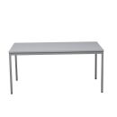 Gürkan Mehrzwecktisch grau rechteckig, Vierkantrohr grau, 120,0 x 60,0 x 75,0 cm