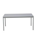 Gürkan Mehrzwecktisch grau rechteckig, Vierkantrohr grau, 160,0 x 80,0 x 75,0 cm