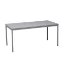 Gürkan Mehrzwecktisch grau rechteckig, Vierkantrohr grau, 180,0 x 80,0 x 75,0 cm
