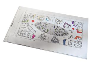 4703 Prospekthülle Standard, A3 quer, PP, genarbt, dokumentenecht, farblos, 50 St.