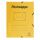 Sammelmappe Postmappe - A4, 425 g/qm, Gummizug, 3 Klappen, gelb, 1 St.