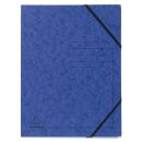 Sammelmappe - A4, 355 g/qm, Gummizug, blau, 1 St.