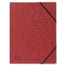 Sammelmappe - A4, 355 g/qm, Gummizug, rot, 1 St.