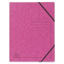 Sammelmappe - A4, 355 g/qm, Gummizug, rosa, 1 St.