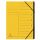 Ordnungsmappe - 7 Fächer, A4, Colorspan-Karton, gelb, 1 St.