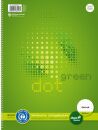 Collegeblock dotted - A4, 80 Blatt, 70 g/qm, gepunktet, 1...