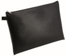 Mehrwegbeutel - 23 x 16 cm, Lederimitat, schwarz, 1 St.