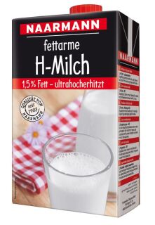 H-Milch - 1,5% Fett, 12x 1 Liter, 1 St.