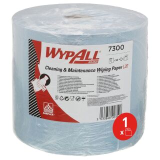 Wischtuch Rolle L20 - 2-lagig, blau, 500 Tücher, 1 St.