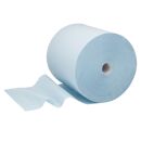 Wischtuch Rolle L30, Jumborolle, extrabreit - 3-lagig, blau, 670 Tücher, 1 St.