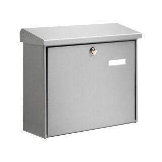 Briefkasten Comfort - 380 x 340 x 148 mm, silber, Stahl, 1 St.