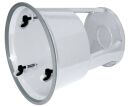Rollhocker Metall lichtgrau, 1 St.
