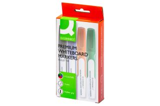 Whiteboard Marker Premium - 3 mm, 4-er Pack sortiert, 1 St.