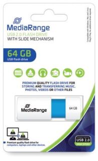 USB Stick 2.0 - 64 GB, Color Edition, hellblau, 1 St.