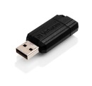 USB Stick 2.0 PinStripe - 64 GB, schwarz, 1 St.