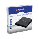 Externer Slimline CD/DVD-Brenner, mobiles externes...