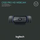 Webcam C920 - Full HD 1080p schwarz, 1 St.