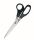 Universalschere Edelstahl  - 8 Zoll / 21 cm, schwarzer Kunststoffgriff, 1 St.