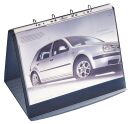 Tischflipchart DURASTAR®, mit 10 PP-Hüllen, A3 quer, 360 x 320 x 450 mm, basalt, 1 St.