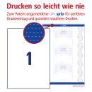 6125 Universal-Etiketten ultragrip - 210 x 297 mm, weiß, 10 Etiketten, permanent, 1 St.