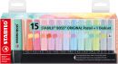 Textmarker - BOSS ORIGINAL Pastel - 15er Tischset - mit 14 verschiedenen Farben, 1 St.