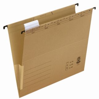 Hängesammler - A4, 230 g/qm, Dehnfalz, braun, 25 St.
