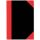 Kladde - A5, kariert, Hardcover, schwarz/rot, 192 Seiten, 1 St.
