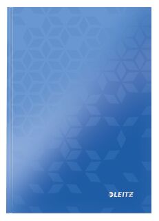4628 Notizbuch WOW - A5, kariert, 80 Blatt, 90 g/qm, Hardcover, blau, 1 St.