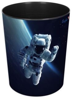 Papierkorb Astronaut - 13 L, Ø 30cm rund, 1 St.