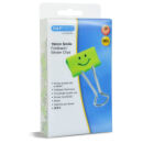 RAPESCO® Foldbackklammern Smiles grün 1,9 cm, 80...