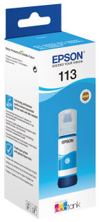 Original Epson Tintenflasche cyan (C13T06B240,113,T06B2,T06B240), 1 St.