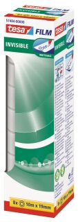 Klebefilm matt-unsichtbar - beschriftbar, 19 mm x 10 m, 8 Rollen, 1 St.