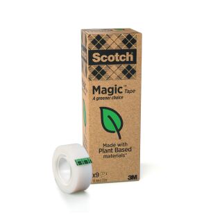 Klebeband Magic A greener choice - 19 mm x 33 m, unsichtbar, 9 Rollen, 1 St.