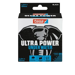 Gewebeband Reparaturband Ultra Power - 1,5 m x 50 mm, schwarz, 1 St.