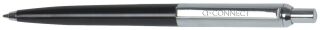 Druckkugelschreiber - M, schwarz/silber, 1 St.
