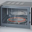 Mikrowelle - 700 W, 20 Liter, silber/schwarz, 1 St.