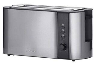 Automatik-Langschlitztoaster - 4-Scheiben, Edelstahl/schwarz, 1 St.