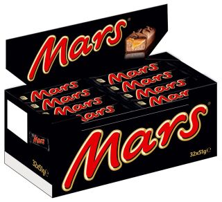 Schokoriegel Mars 32 Stück x 51g, 1 St.
