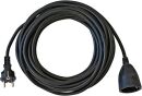 Kunststoff-Verlängerung - 10 m, schwarz, H05VV-F...