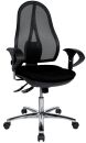 Bürodrehstuhl Open Point SY Deluxe - schwarz, mit...