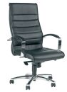 Chefsessel TD Luxe 10 - schwarz, Leder, mit Armlehnen,...