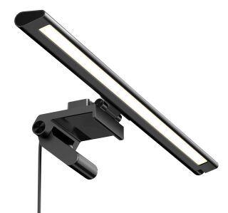 VISIOLIGHT LED - schwenkbare Notebookleuchte, dimmbar, schwarz, Klemmbefestigung , 1 St.